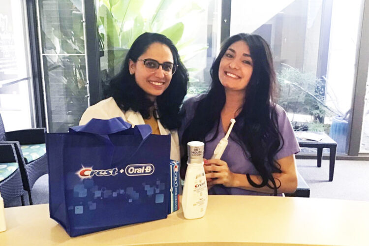 dentist in santa maria - mai dental care with patient